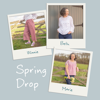 Spring Drop - Beth Build-a-Blouse, Winnie Culottes, Marie Top