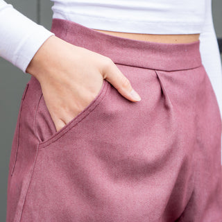 Winnie Tutorial ‘How to remove the front pleat to create a flat front Culotte’