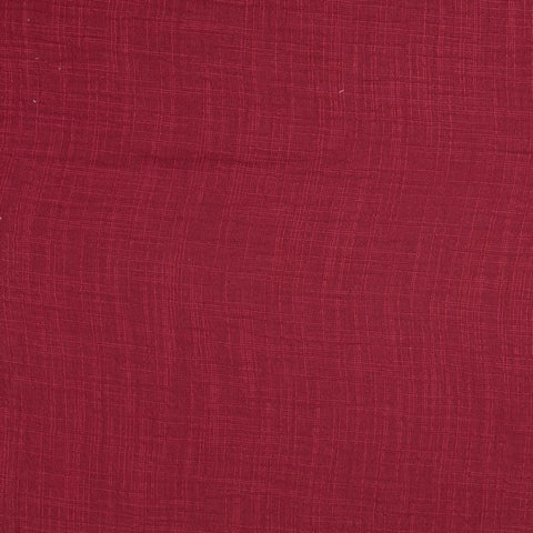1.4m Remnant of Red Wine Double Gauze Fabric