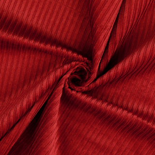 Danbury | Red Chunky Needlecord Fabric