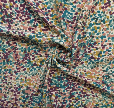 2.0m Remnant of Popping Candy Dawn - Morracain Crepe Fabric