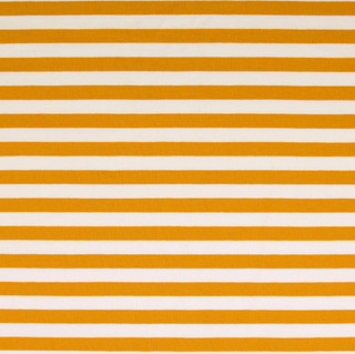 Yellow Ochre / White Yarn Dyed Striped French Terry Fabric