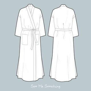 Dressing Gown Robe Sewing Pattern