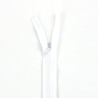 Concealed Zip - 16" / 40.5cm - white