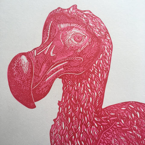 Two Colour Reduction Linocut Printing with Alix Almond