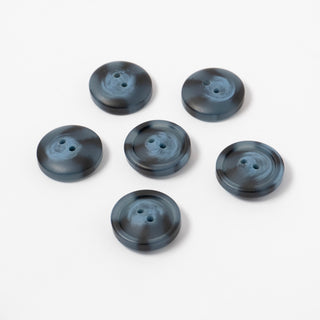 Chunky Two Tone Denim Buttons | 2-Hole | 27mm | 6mm Depth