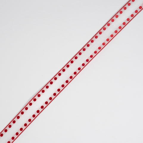 Dot Edged Ribbon | 15mm