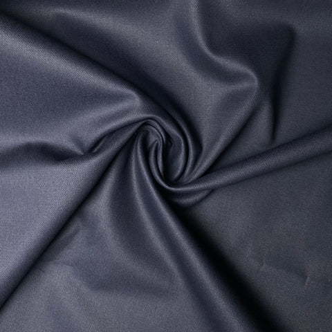 Navy Heavyweight Cotton Drill Fabric