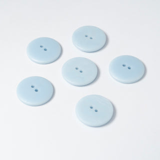 Light Blue Marbled Buttons | 2-Hole | 23mm
