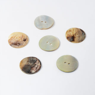 Natural Shell Buttons | 2-Hole | 23mm