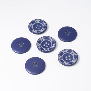 Purple Sun Print Buttons | 4-Hole | 20mm/25mm
