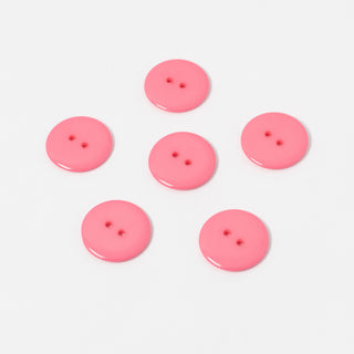 Watermelon Pink Buttons | 2-Hole | 23mm