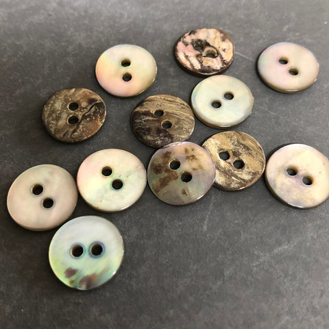 11mm Natural Shell Buttons