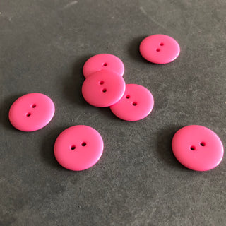 23mm diameter Watermelon Pink Buttons