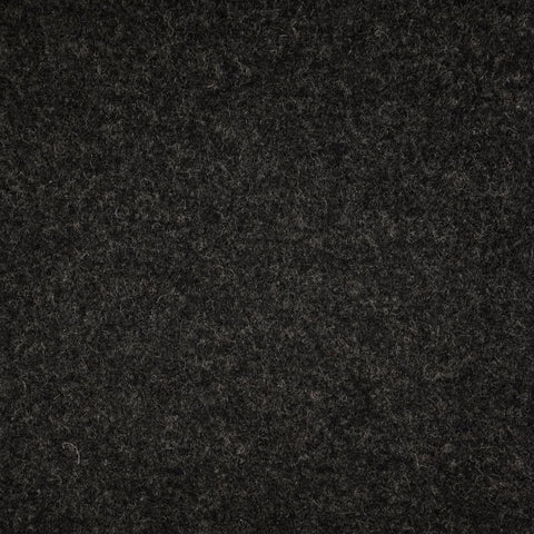 Dark Grey 100% Boiled Wool Fabric 0.7m Remnant