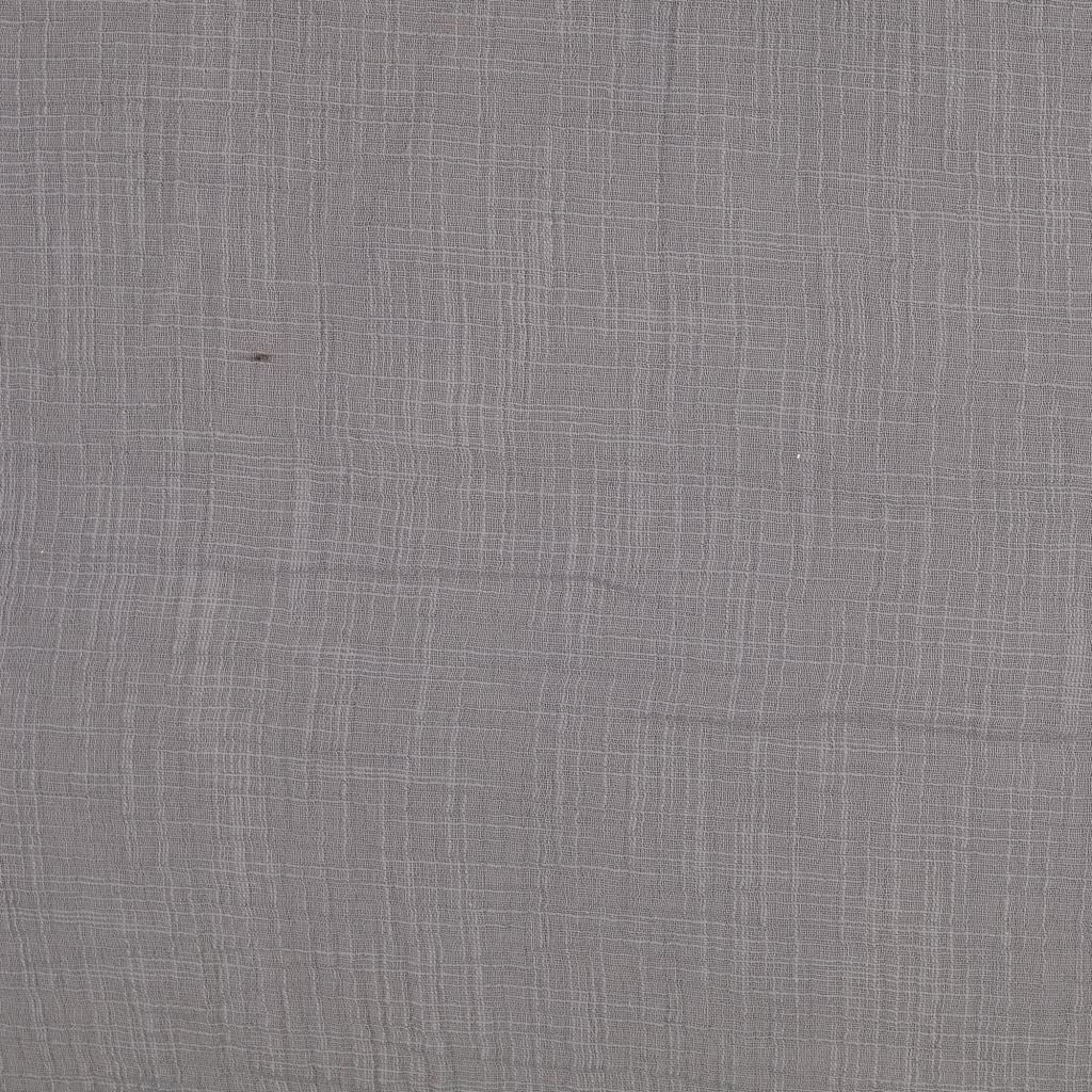 Grey Double Gauze Fabric