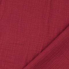 Red Wine Double Gauze Fabric