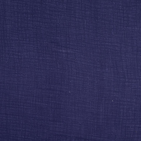 Navy Blue Double Gauze Fabric