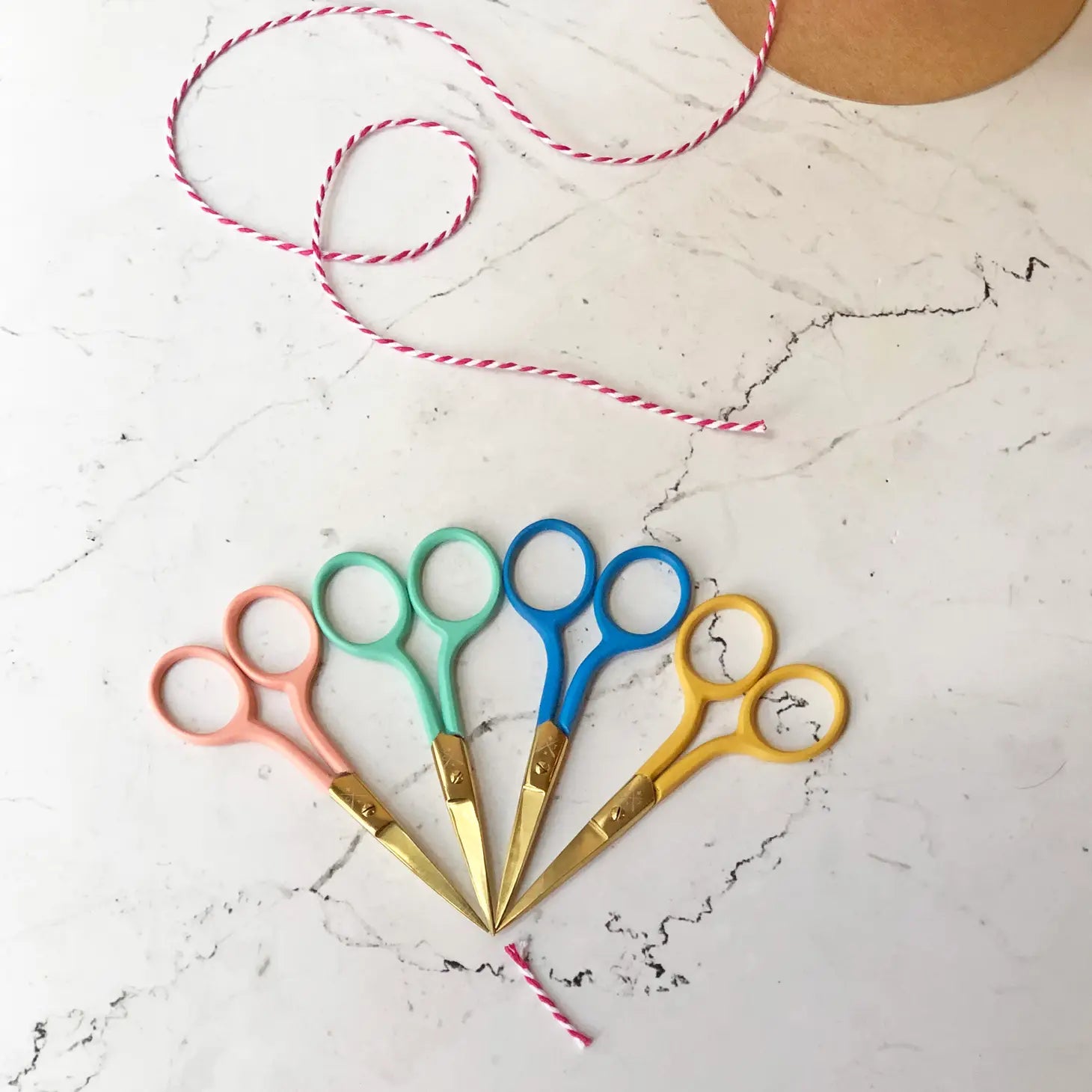 Coloured Embroidery Scissors from Chasing Threads