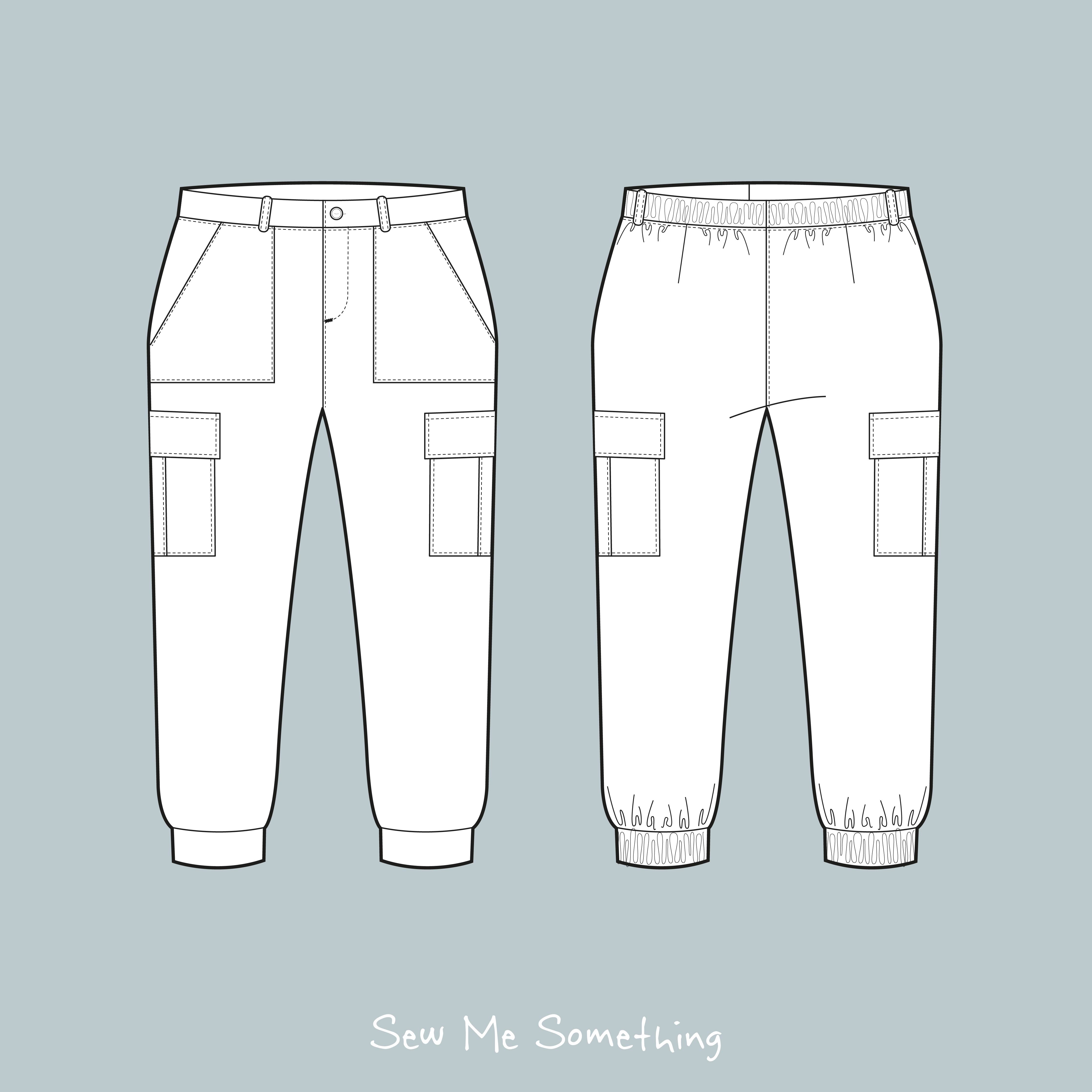 Ariel Cargo Pants Sewing Pattern | Buy Online Now – Sew Me Something