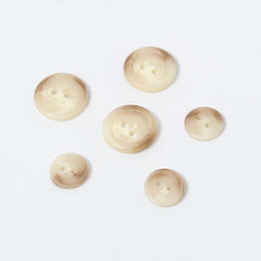 Brown/Cream Buttons | 2-Hole | 12mm/16mm