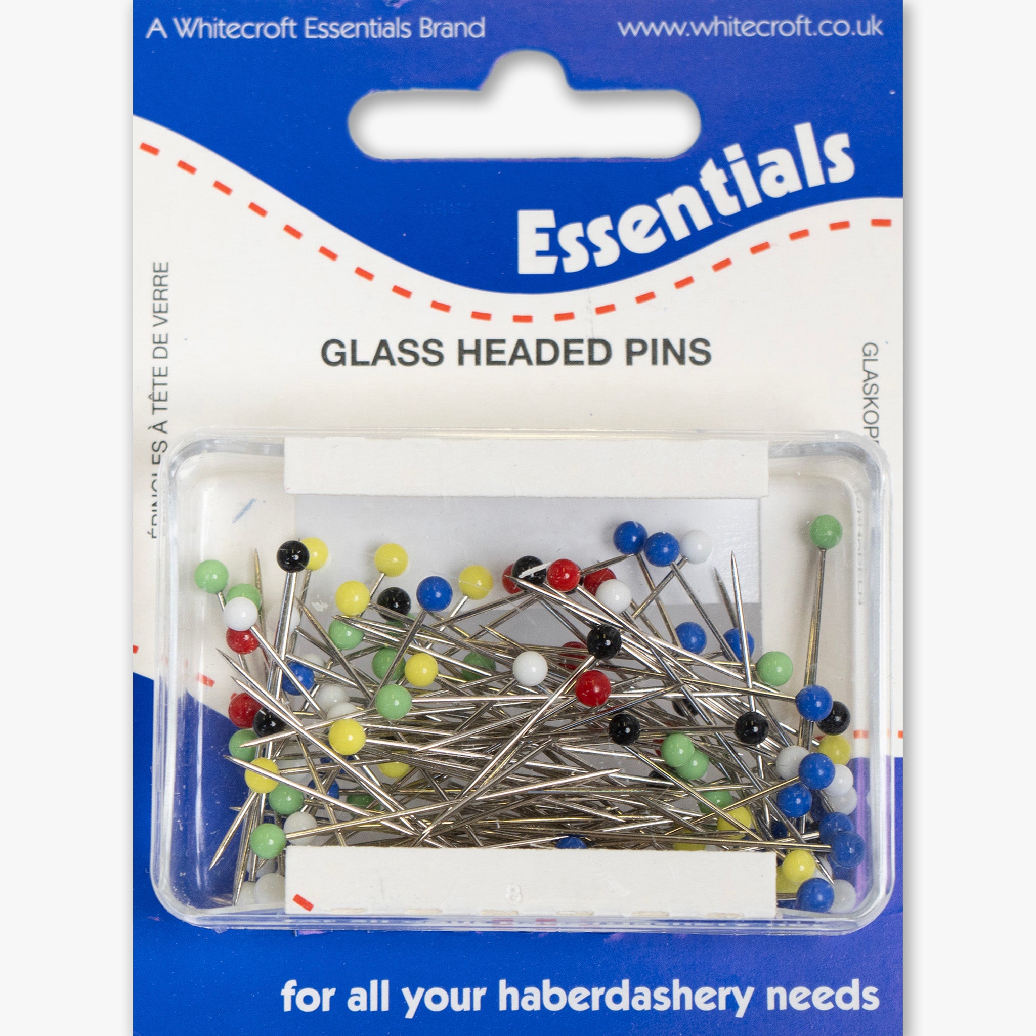 Essentials Glass Head Pins