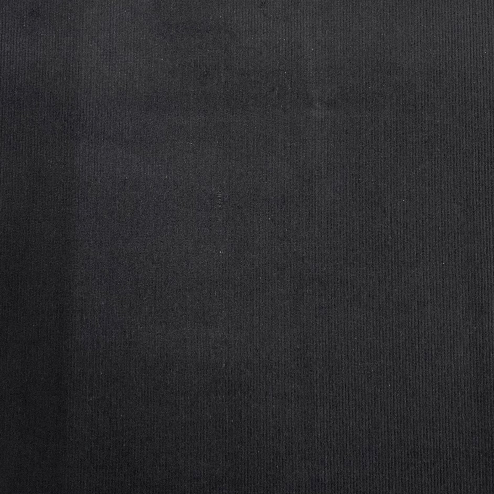 Black Stretch Needlecord Fabric
