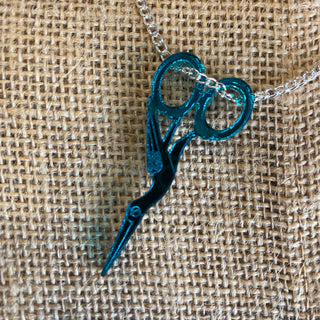 Mimiquins | Stork Scissors Necklace
