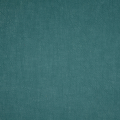 0.66m Remnant of Teal Washed Ramie Linen Fabric