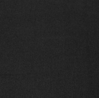 Black Spandex - Width: 53cm, Ribbing Fabric