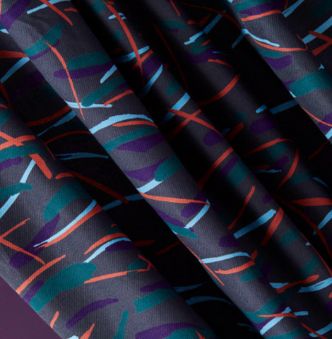 Atelier Brunette Fuji Night - Viscose Fabric