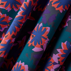 Atelier Brunette Waterlily Night -  Viscose Fabric