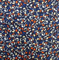 Confetti Showers - Navy Marlie-Care Lawn Fabric