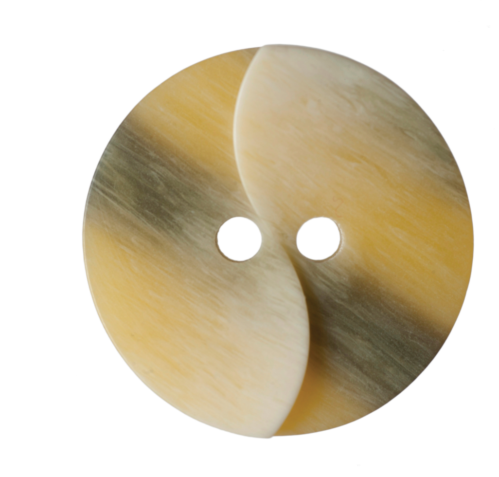 Ivory & Grey Swirl Buttons | 20mm
