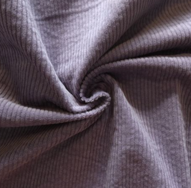 Lilac Stretch Jumbo Corduroy Fabric