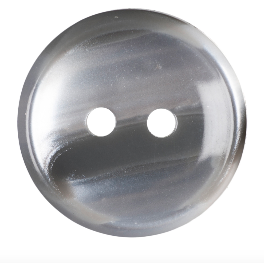 Grey Stripe Buttons | 2-Hole | 18mm
