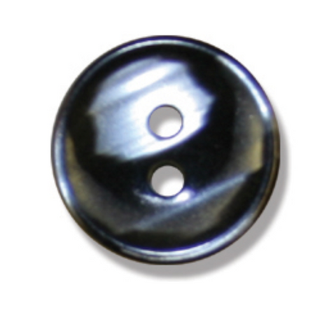 Black Stripe Buttons | 2-Hole | 18mm