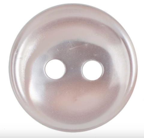 Pale Pink Stripe Buttons | 2-Hole | 12mm