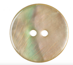 Green Dyed Shell Buttons | 2-Hole | 18mm