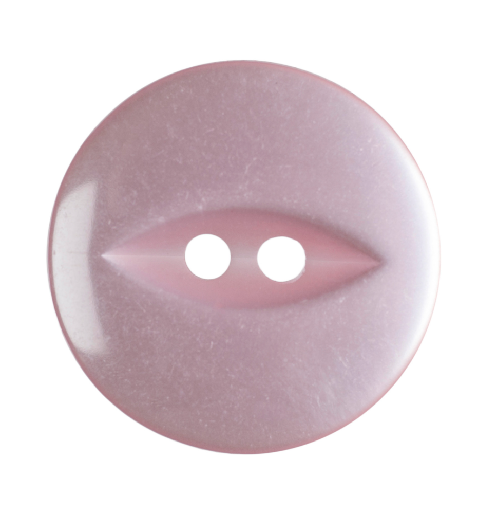 Pink Fish Eye Buttons | 2-Hole | 19mm