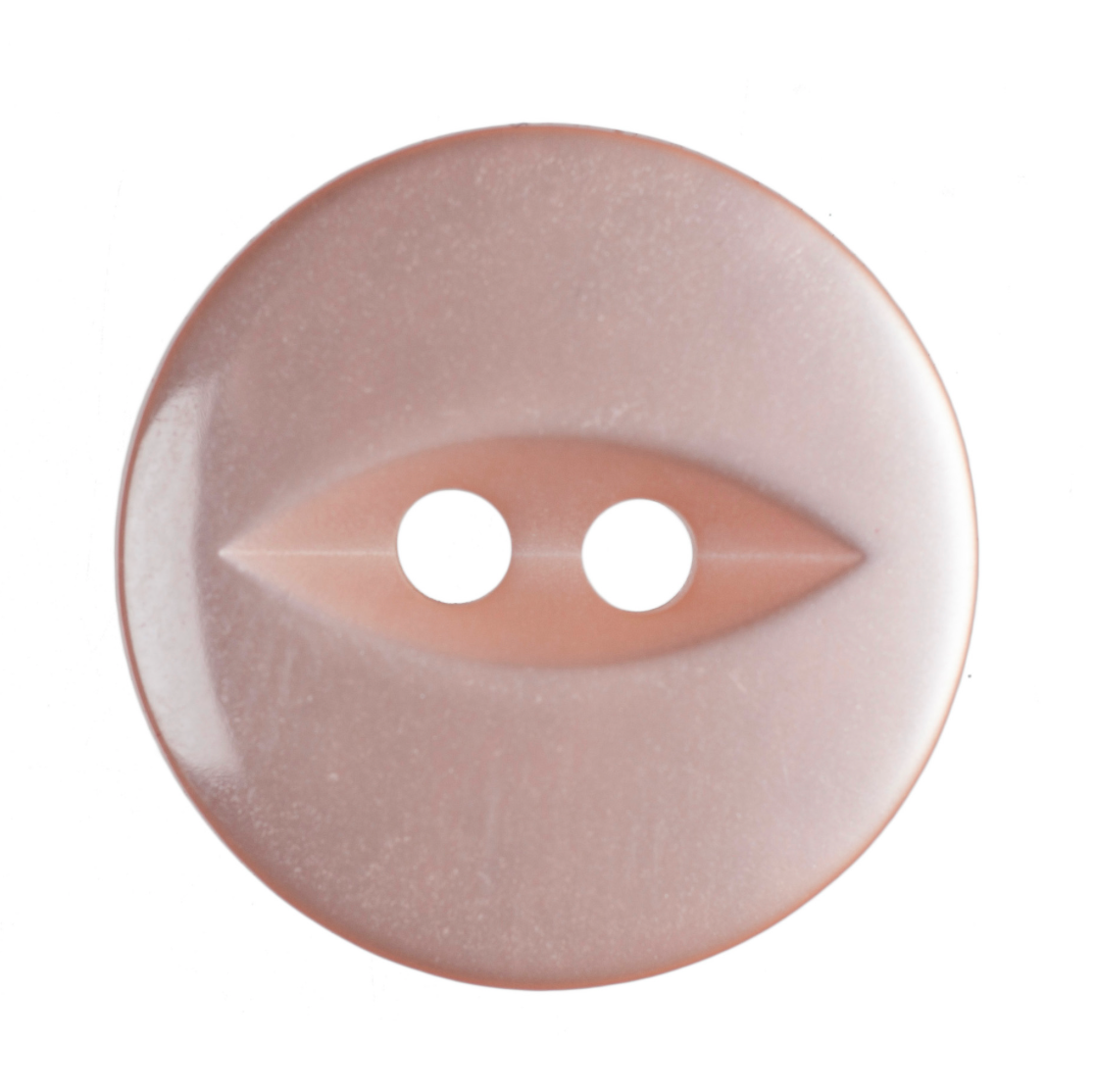 Peach Fish Eye Buttons | 2-Hole | 16mm