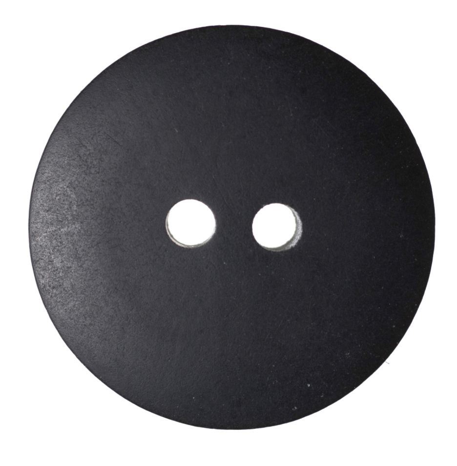 Black Smartie Buttons | 2-Hole | 20mm