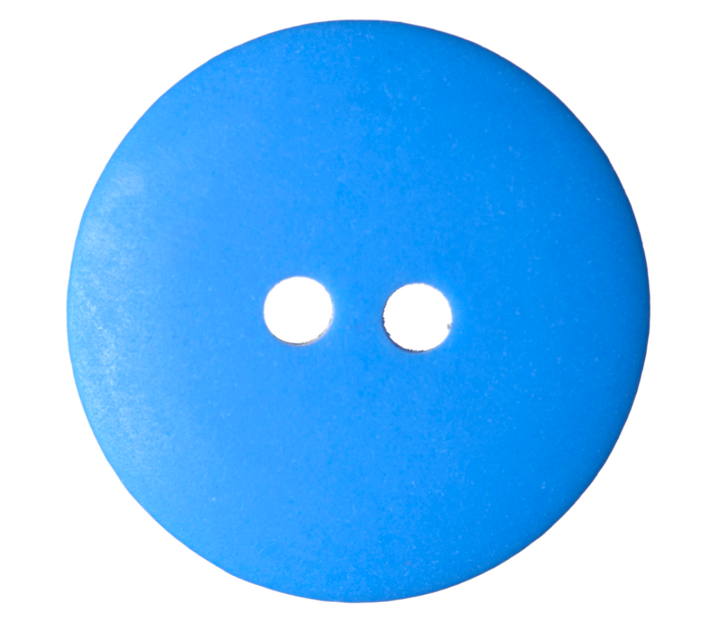 Royal Blue Matt Smartie Buttons | 2-Hole | 20mm