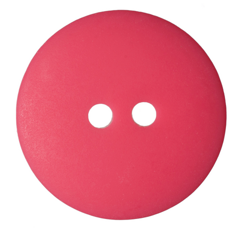 Coral Red Matt Smartie Buttons | 2-Hole | 20mm
