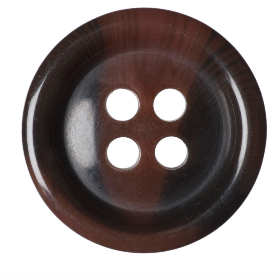 Variegated Tan Buttons | 4-Hole | 15mm