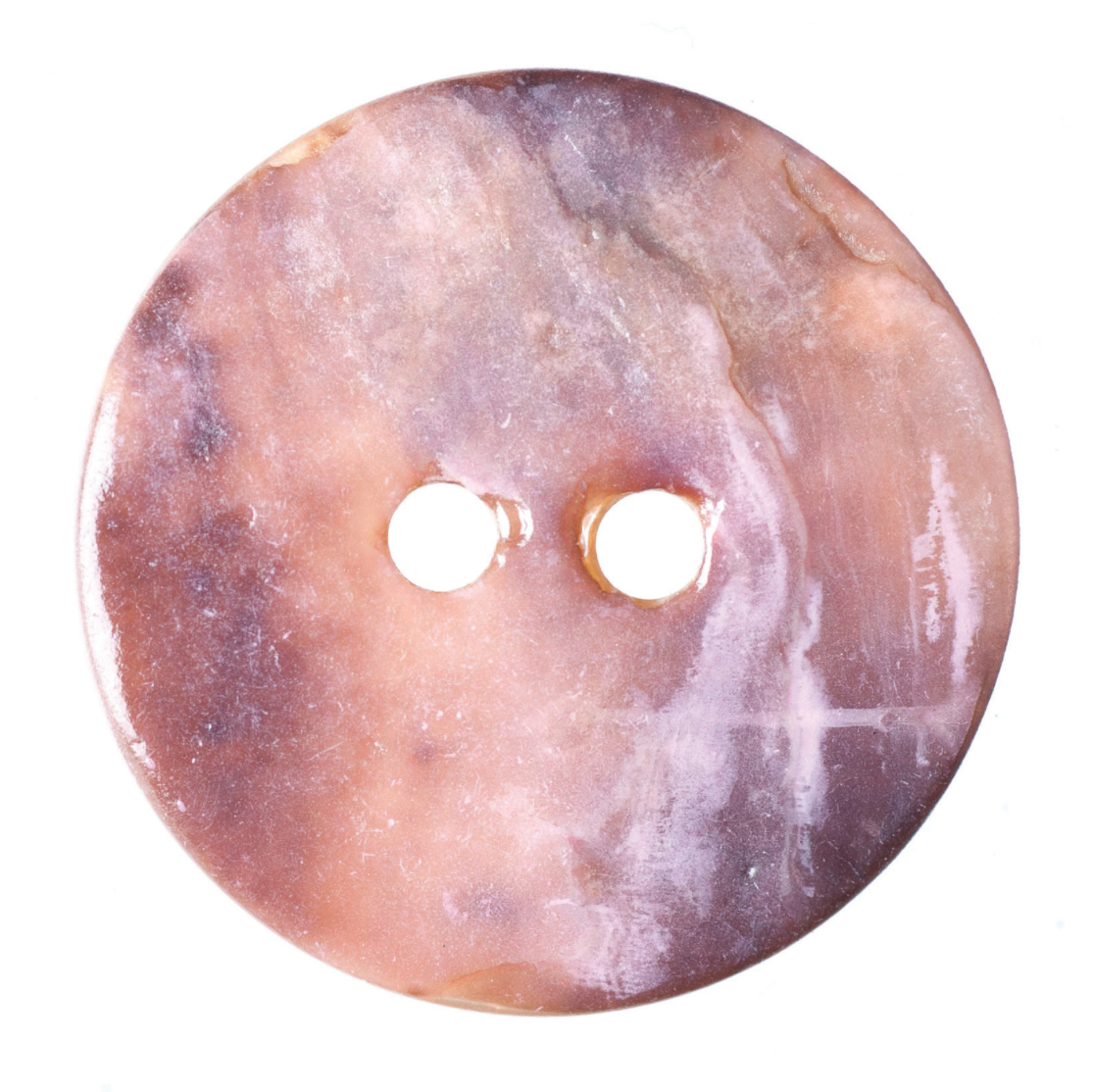 Pink Iridescent Shell Buttons | 2-Hole | 20/ 22.5 mm