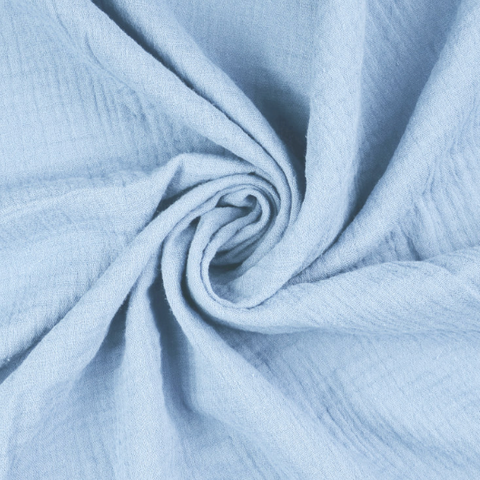 Pastel Blue Double Gauze Fabric