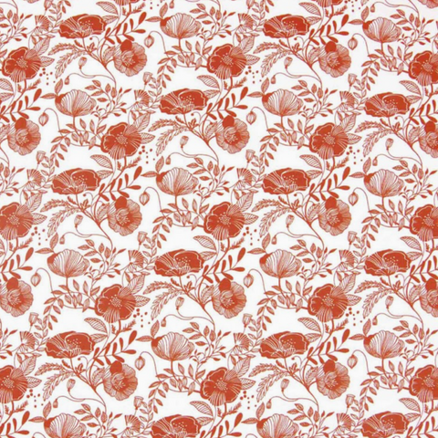 Summer Sweat Poppies Katia Cotton Jersey Fabric