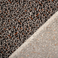Snow Leopard 100% Cotton Fabric