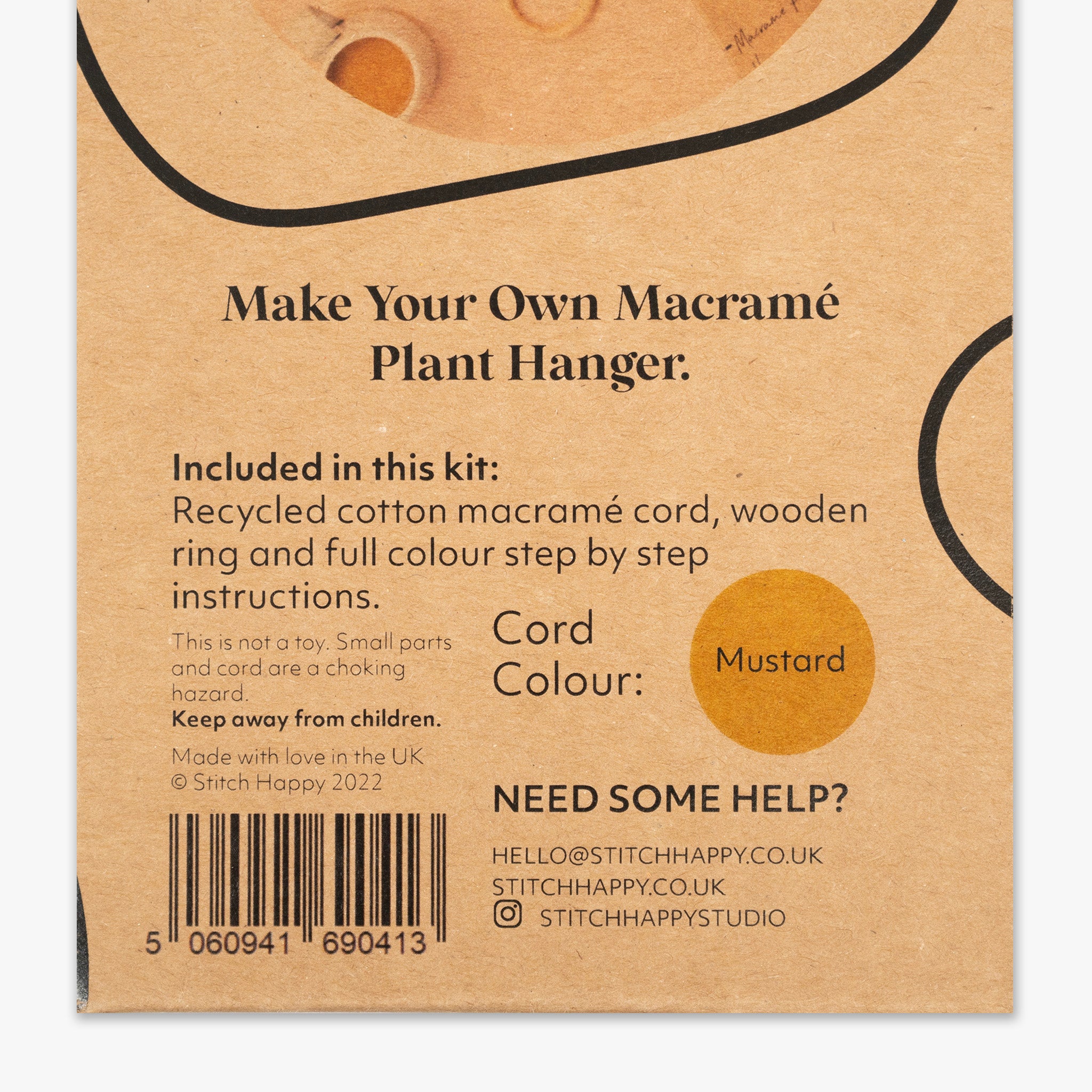 Stitch Happy - Macrame Plant Hanger Kit